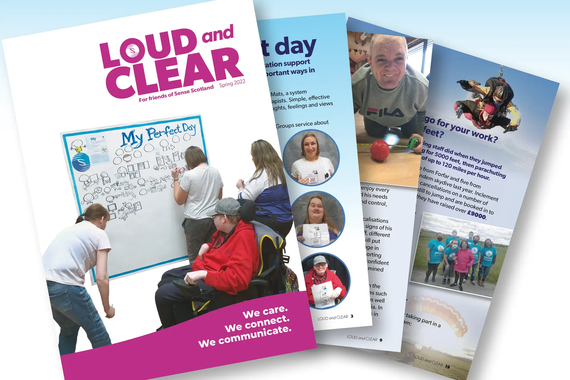 Loud and Clear newsletter - sense scotland supporter newsletter