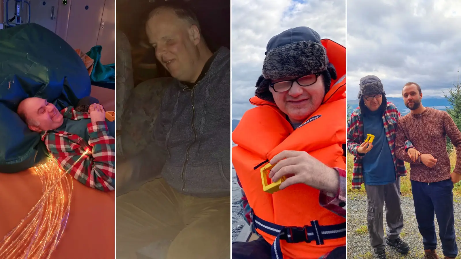 A collage of individuals we support who have been part of the outdoor network