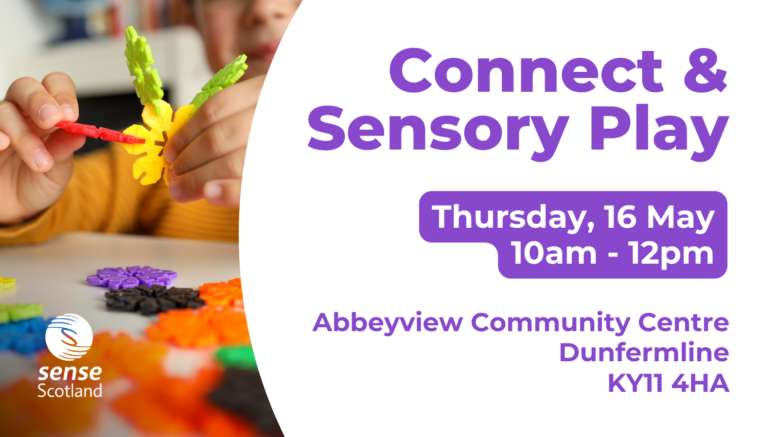Connect and Sensory Play - Sense Scotland