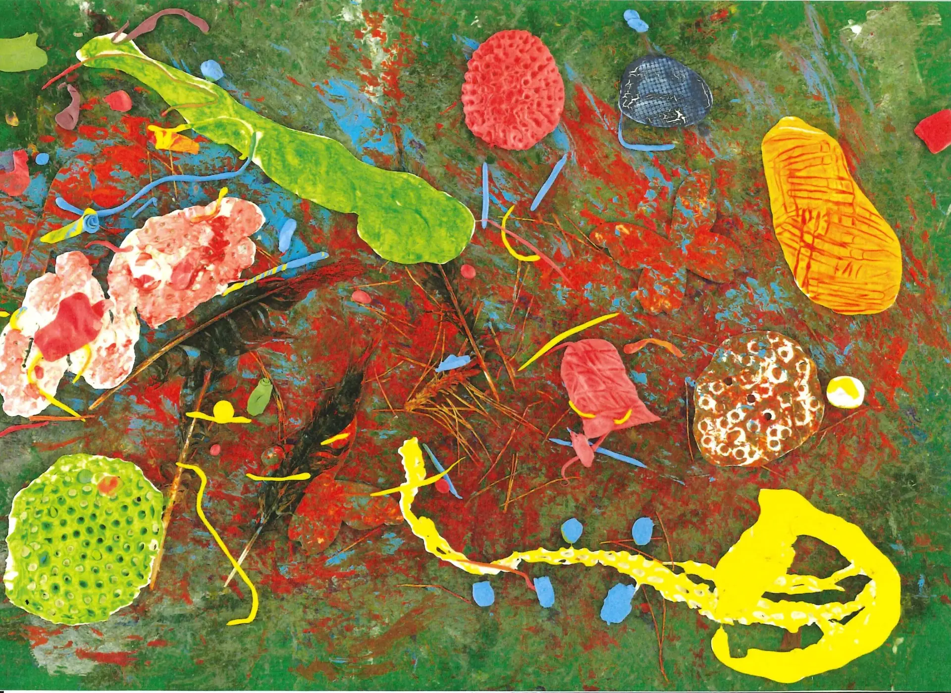bright colours painting