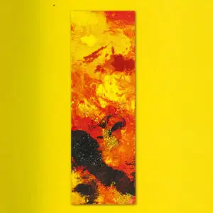 bright yellow painting