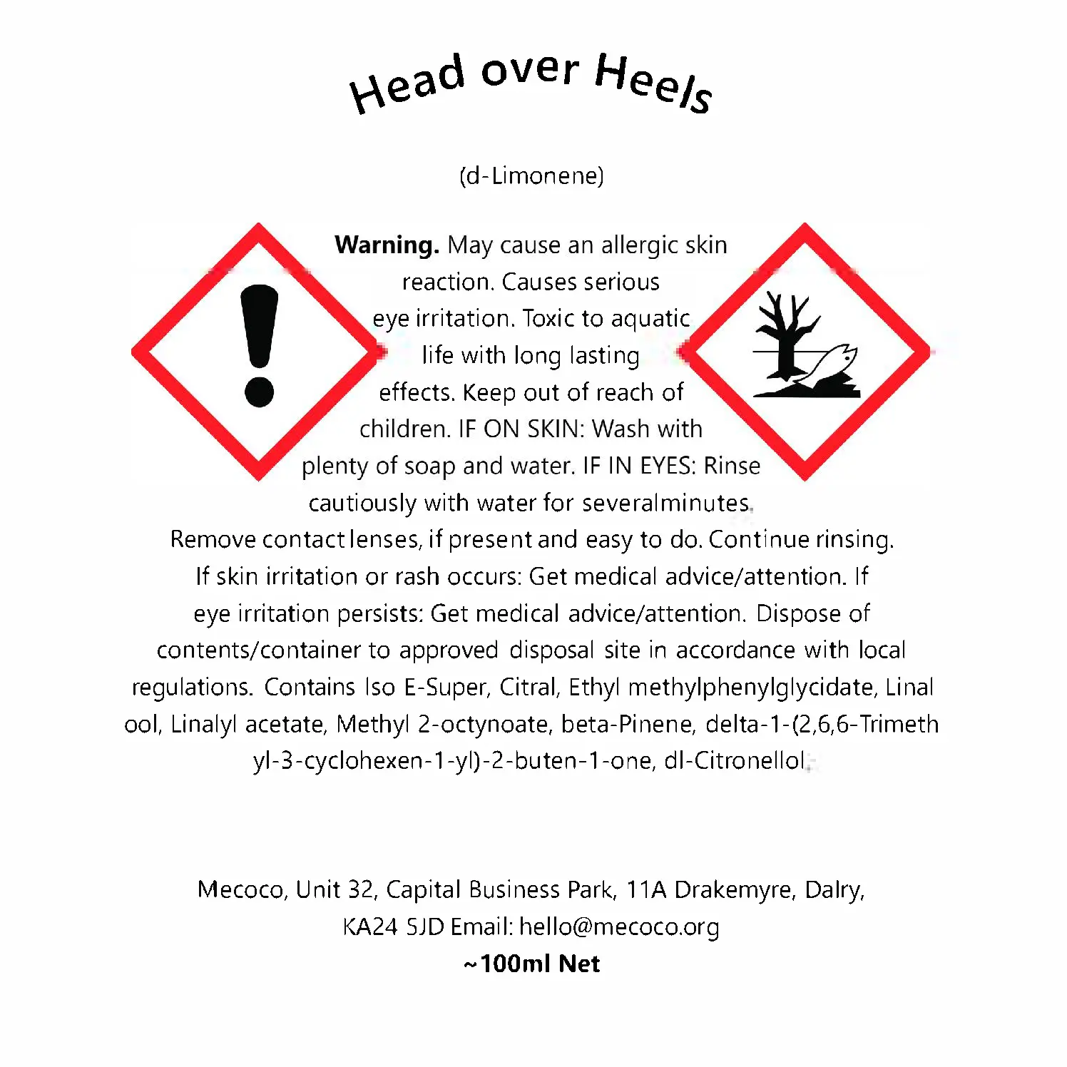 Head Over Heels / Pink Fizz & Citrus Reed Diffuser - Image 3