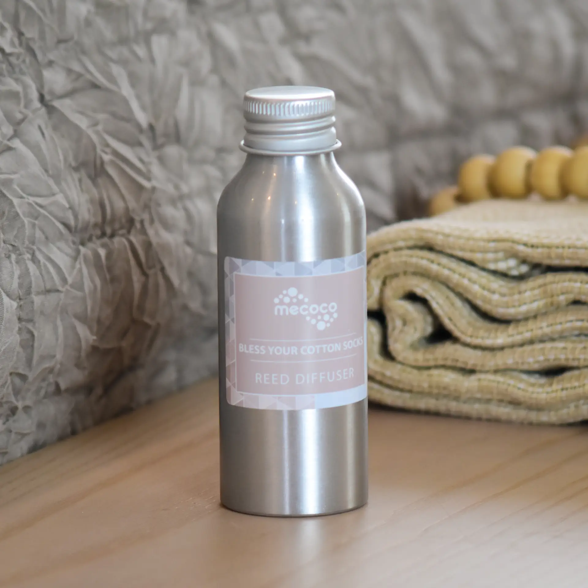 bless your cotton socks refill silver bottle with cap