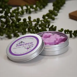 Head Over Heels / Pink Fizz & Citrus, Purple Scented Soy Wax Melts Tin