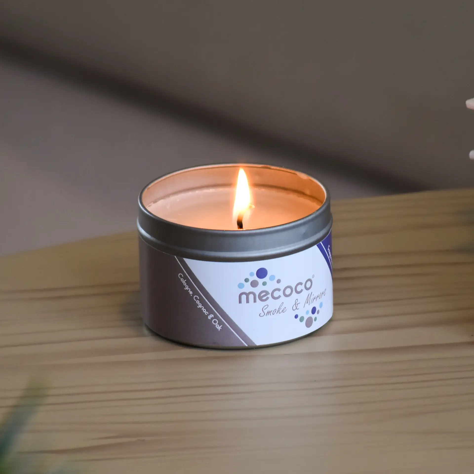Smoke & Mirrors / Cologne, Cognac & Oak Scented Soy Wax Candles