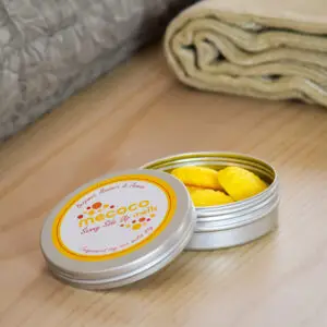 Sunny Side Up / Bergamot, Mandarin & Jasmine, Yellow Scented Soy Wax Melts Tin